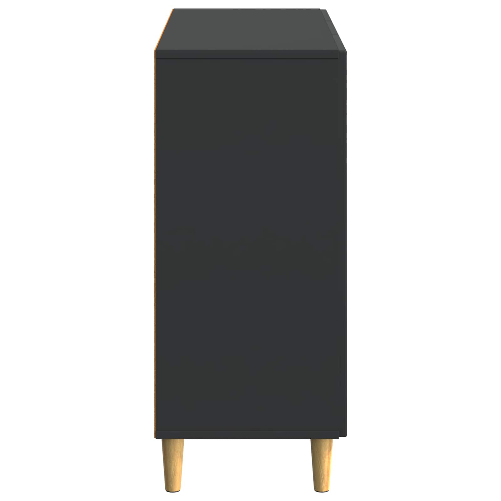 Kreveta Crna 89 x 34,5 x 80 cm Konstruirano drvo
