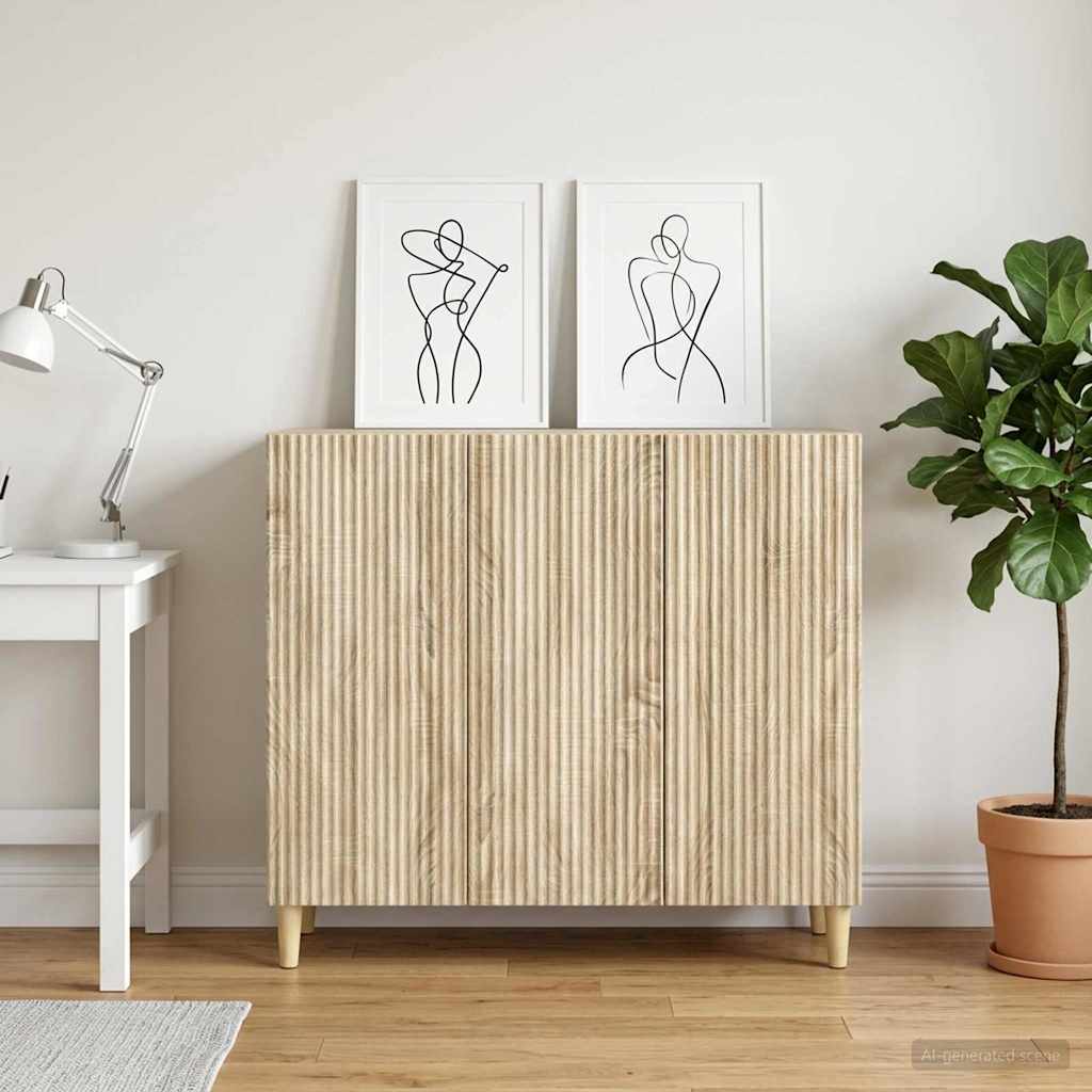 Kreveta Hrast sonoma 89 x 34,5 x 80 cm Konstruirano drvo