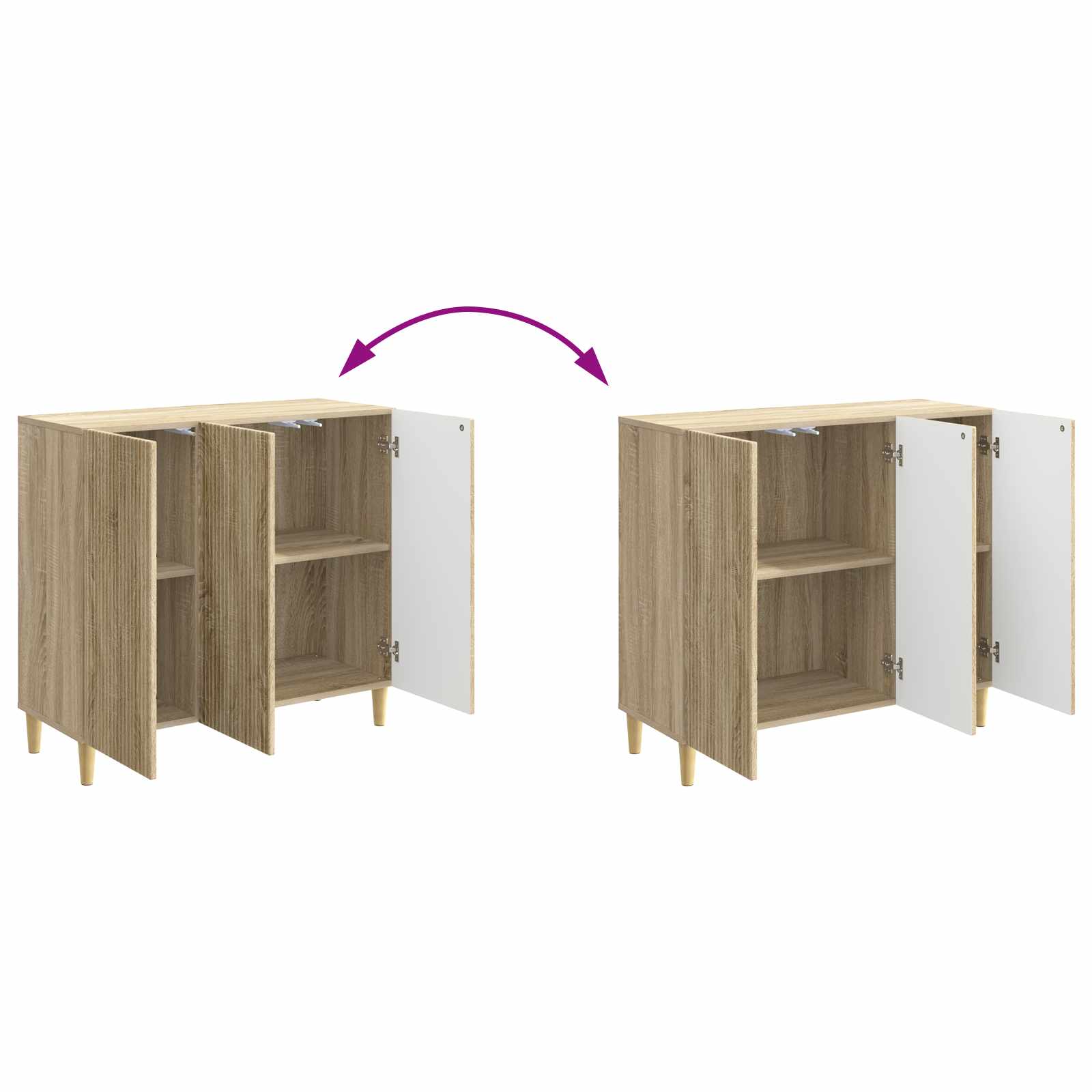 Kreveta Hrast sonoma 89 x 34,5 x 80 cm Konstruirano drvo
