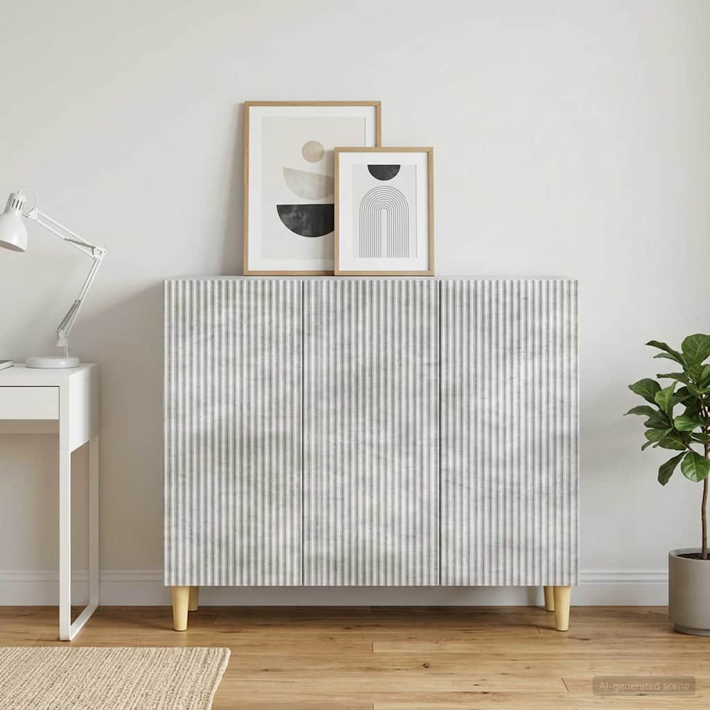 Kreveta Betonska siva 89 x 34,5 x 80 cm Konstruirano drvo