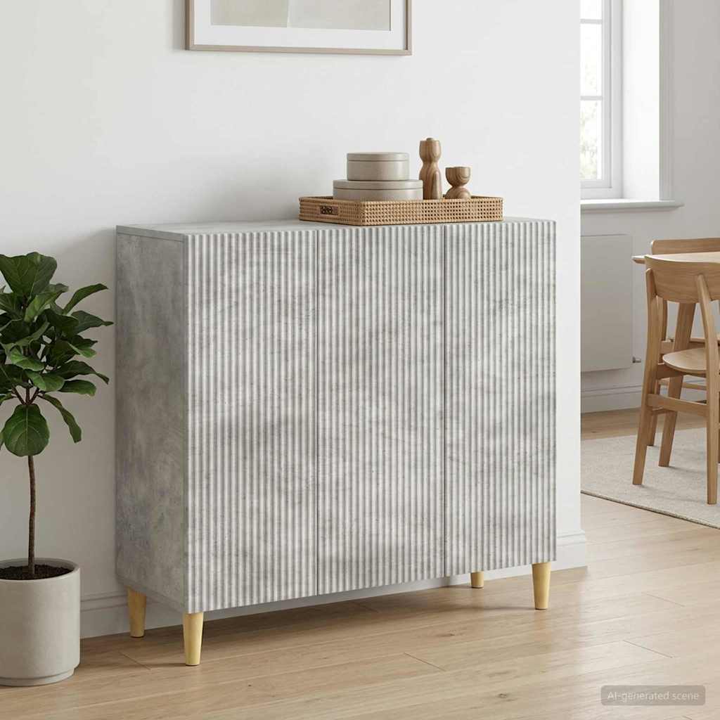 Kreveta Betonska siva 89 x 34,5 x 80 cm Konstruirano drvo