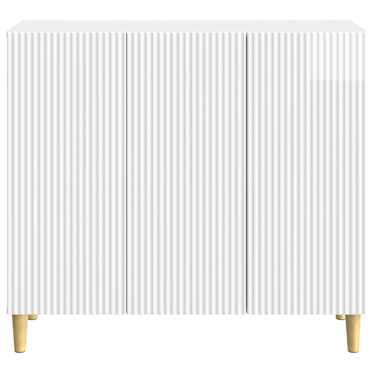 Kreveta Bijela visokog sjaja 89 x 34,5 x 80 cm
