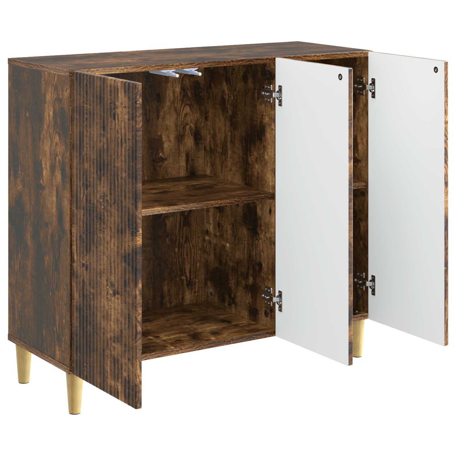 Kreveta Dimljeni hrast 89 x 34,5 x 80 cm Konstruirano drvo