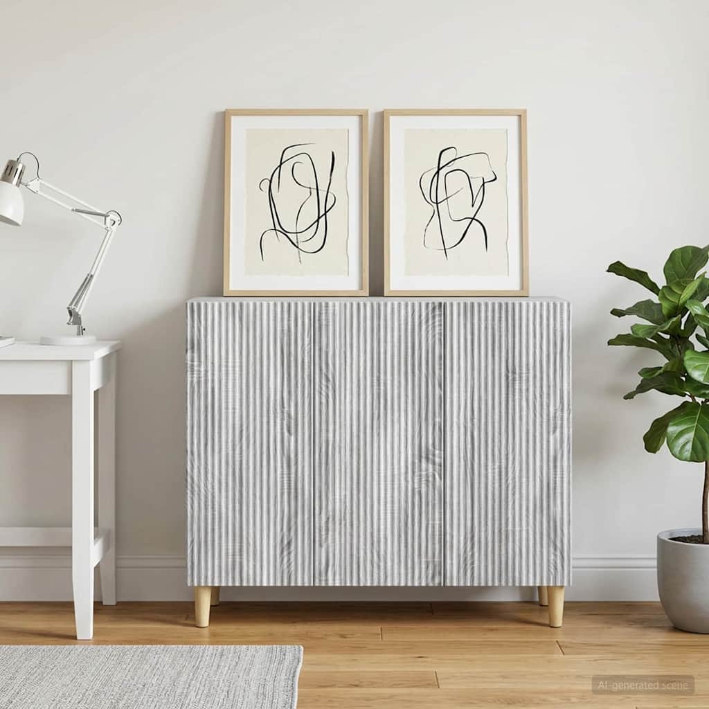 Kreveta Siva sonoma 89 x 34,5 x 80 cm Konstruirano drvo