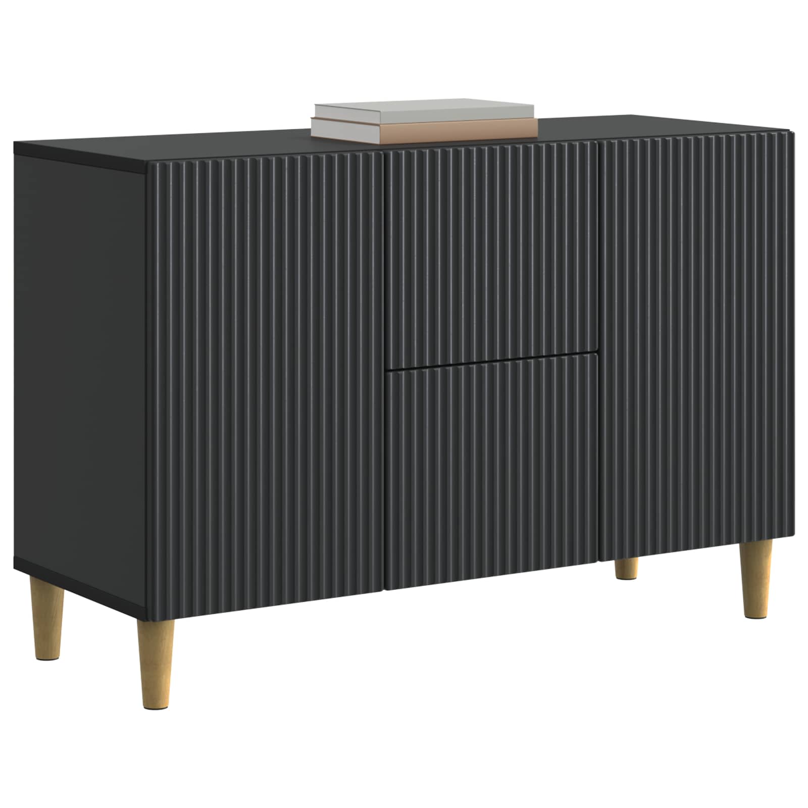 Kreveta s ladicama Crna 89 x 34,5 x 60 cm Konstruirano drvo