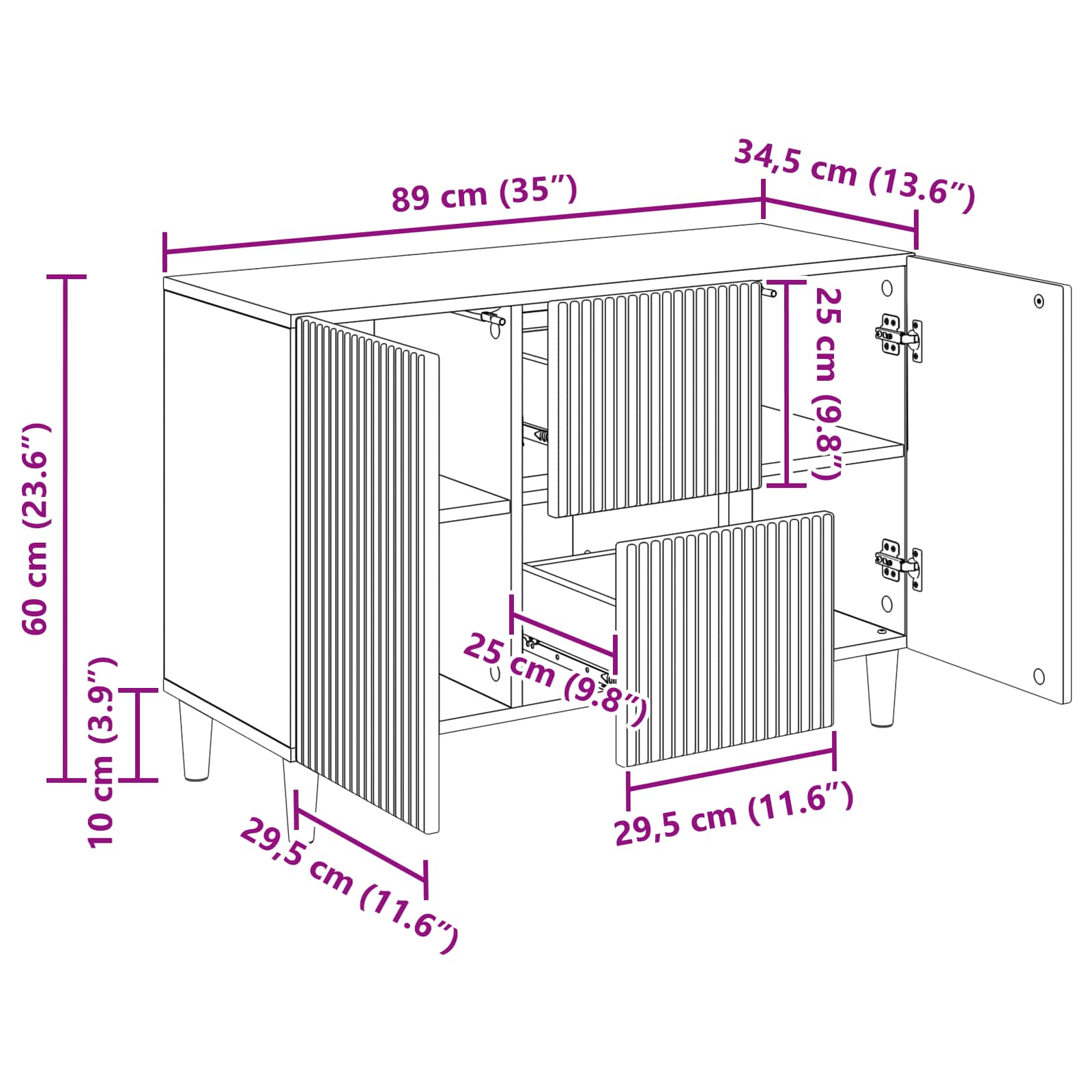 Kreveta s ladicama Crna 89 x 34,5 x 60 cm Konstruirano drvo