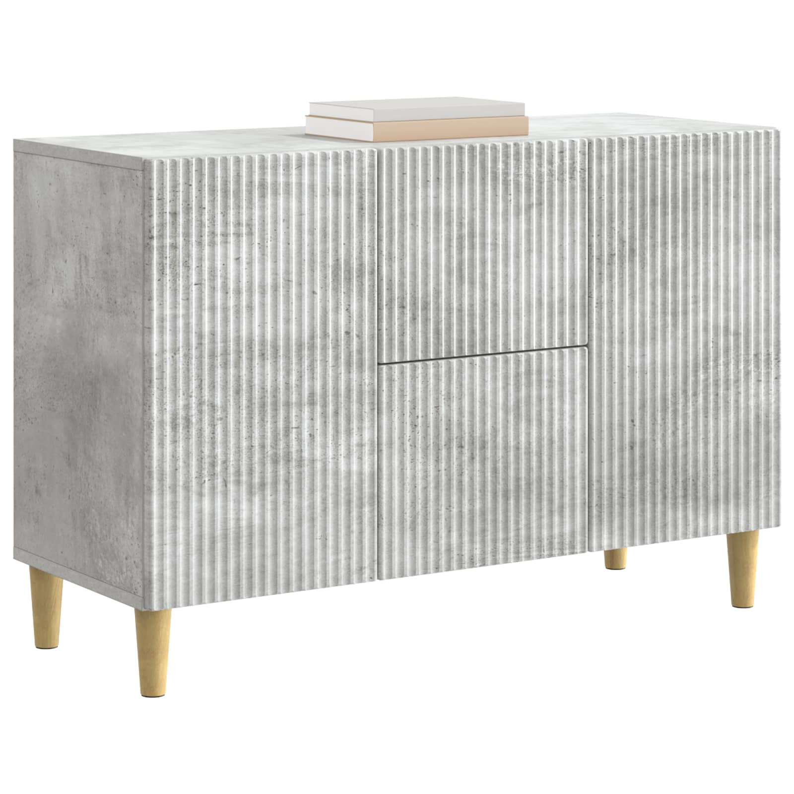 Kreveta Betonska siva 89 x 34,5 x 60 cm Konstruirano drvo