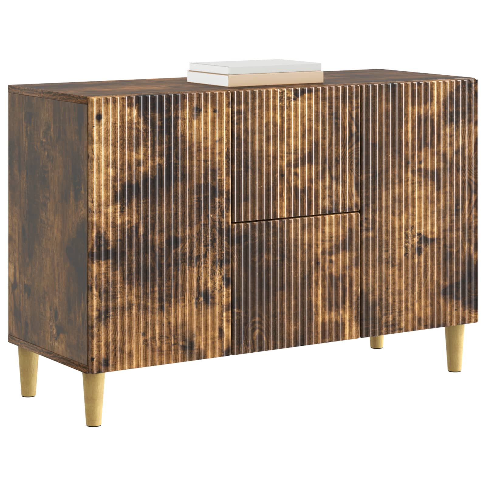 Kreveta Dimljeni hrast 89 x 34,5 x 60 cm Konstruirano drvo