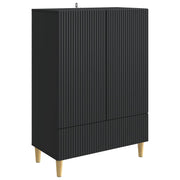 Kreveta s ladicama Crna 66 x 34,5 x 95 cm Konstruirano drvo