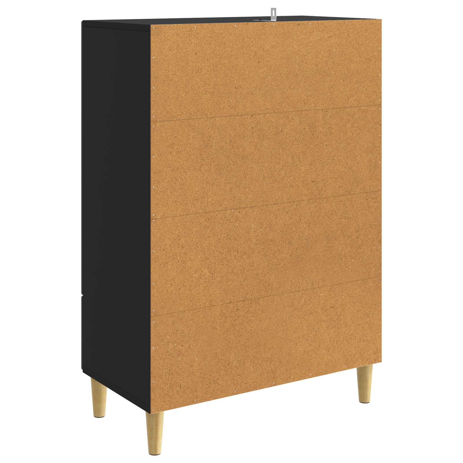 Kreveta s ladicama Crna 66 x 34,5 x 95 cm Konstruirano drvo