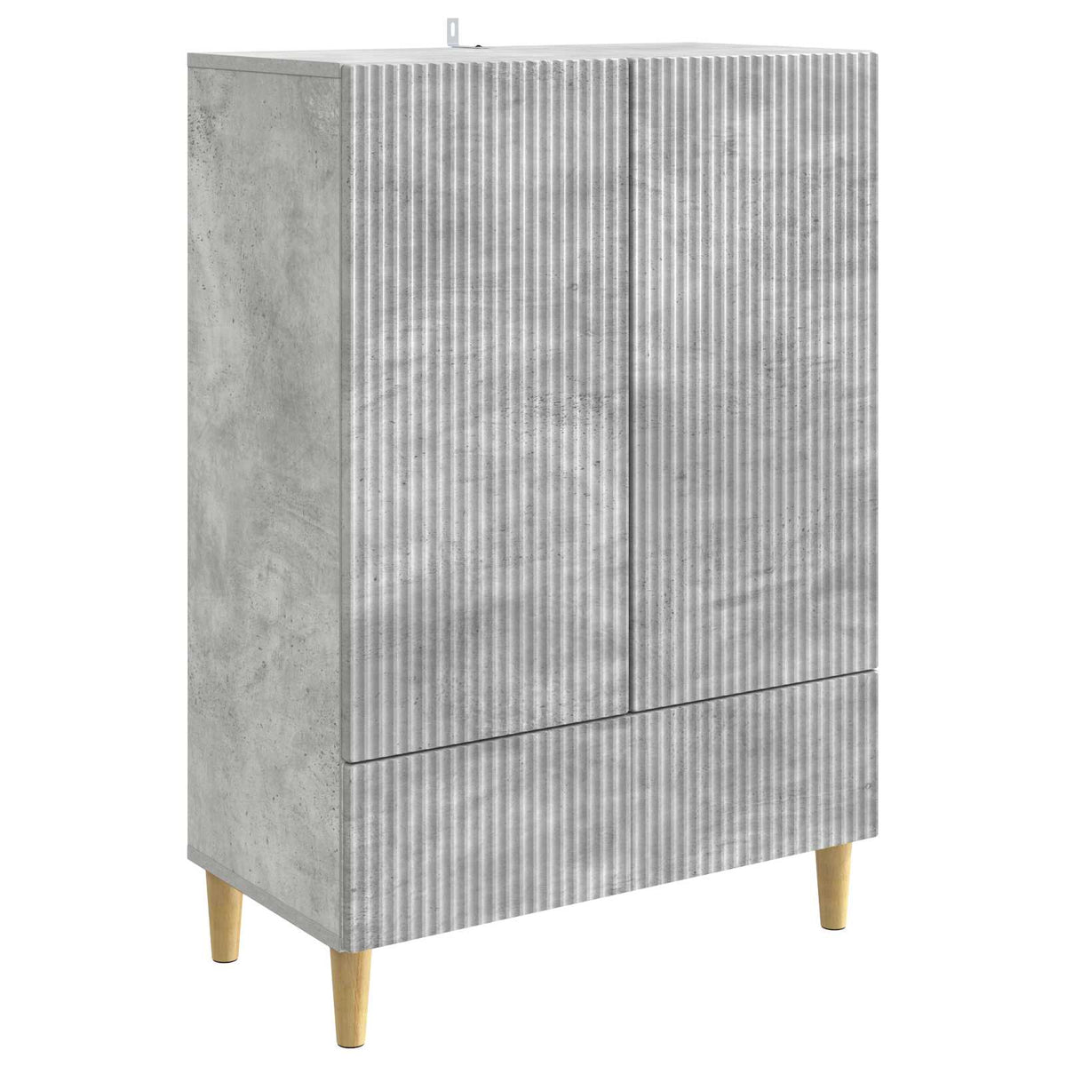 Kreveta Betonska siva 66 x 34,5 x 95 cm Konstruirano drvo