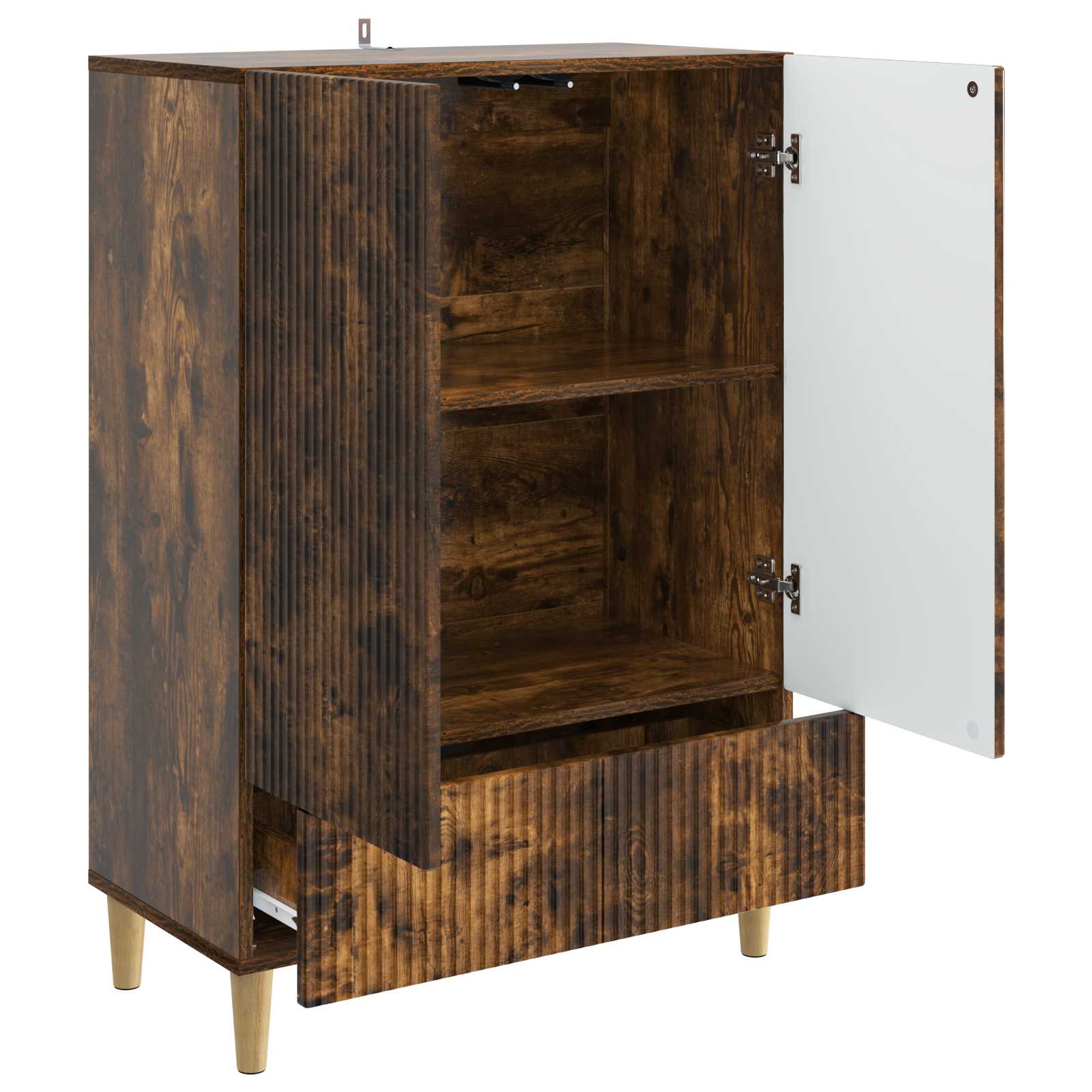 Kreveta Dimljeni hrast 66 x 34,5 x 95 cm Konstruirano drvo