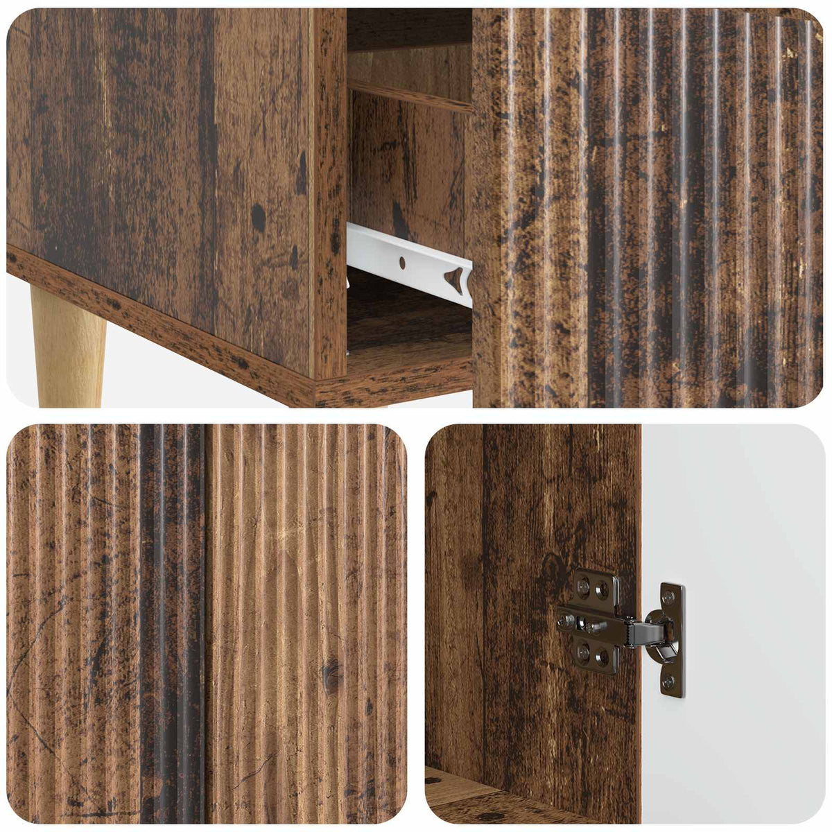 Kreveta Staro drvo 66 x 34,5 x 95 cm Konstruirano drvo