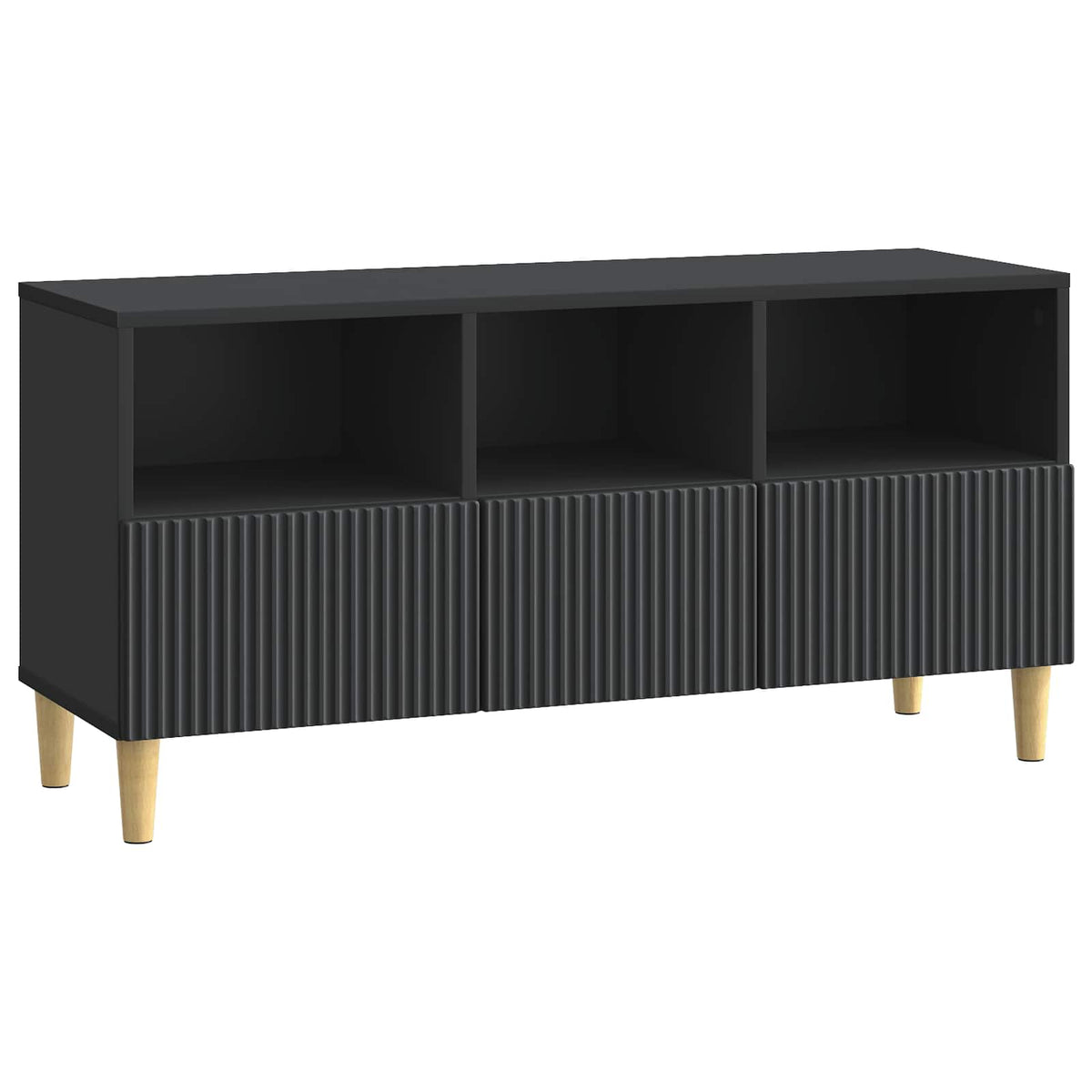 TV ormar s ladicama Crna 102 x 34,5 x 50 cm Konstruirano drvo