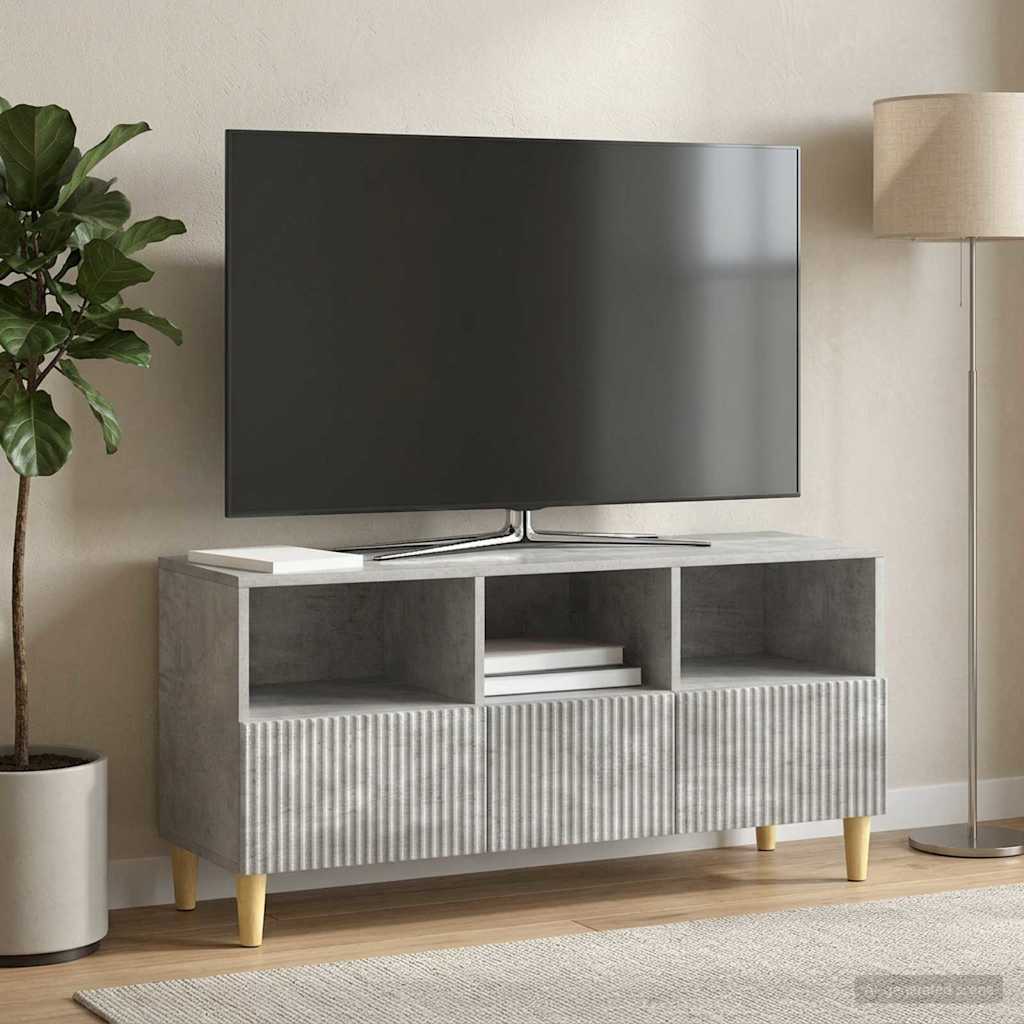 TV ormar 102 x 34,5 x 50 cm Betonska siva Konstruirano drvo