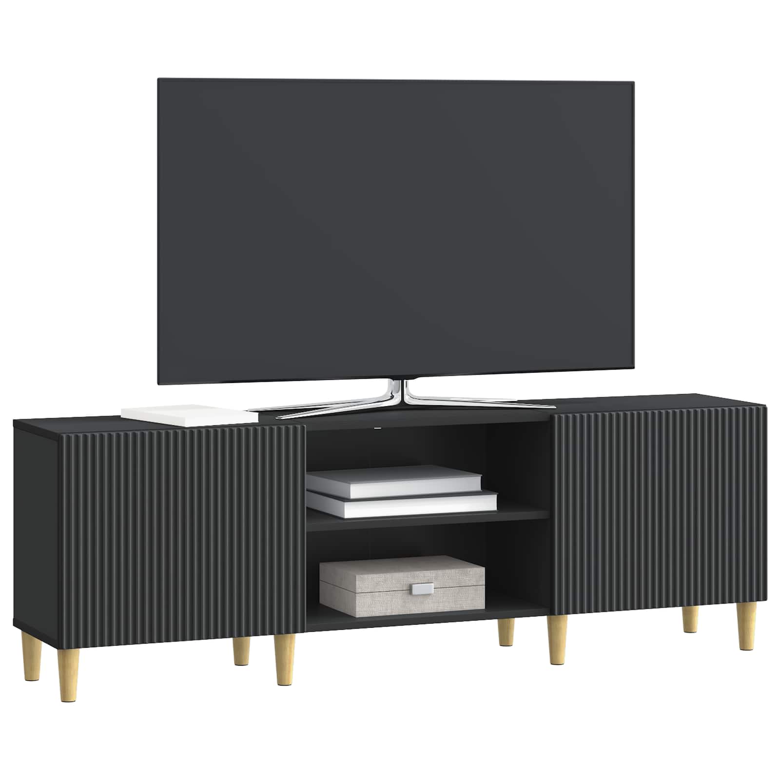 TV ormar Crna 150 x 31 x 50 cm Konstruirano drvo
