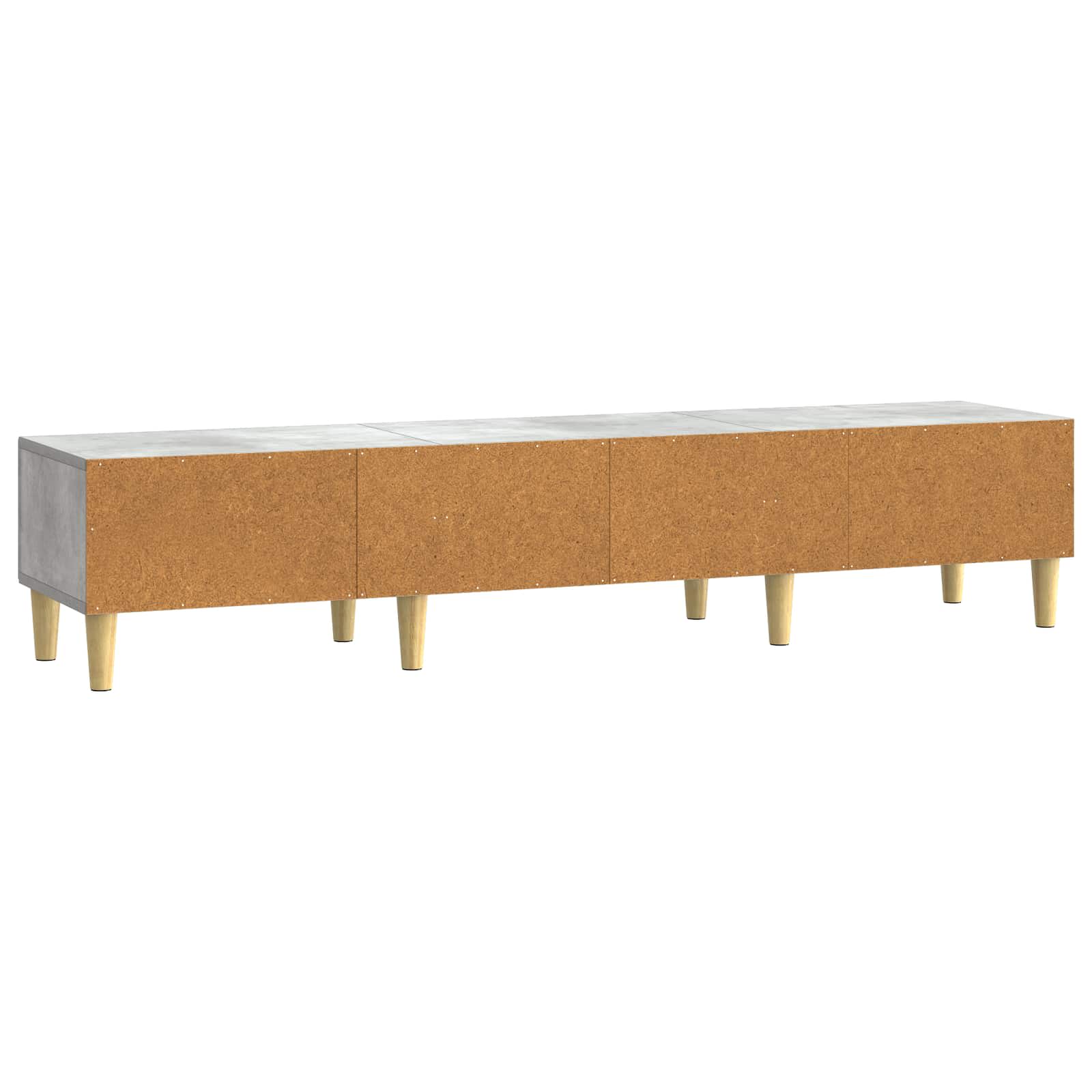 TV ormar Betonska siva 147 x 34,5 x 30 cm Konstruirano drvo