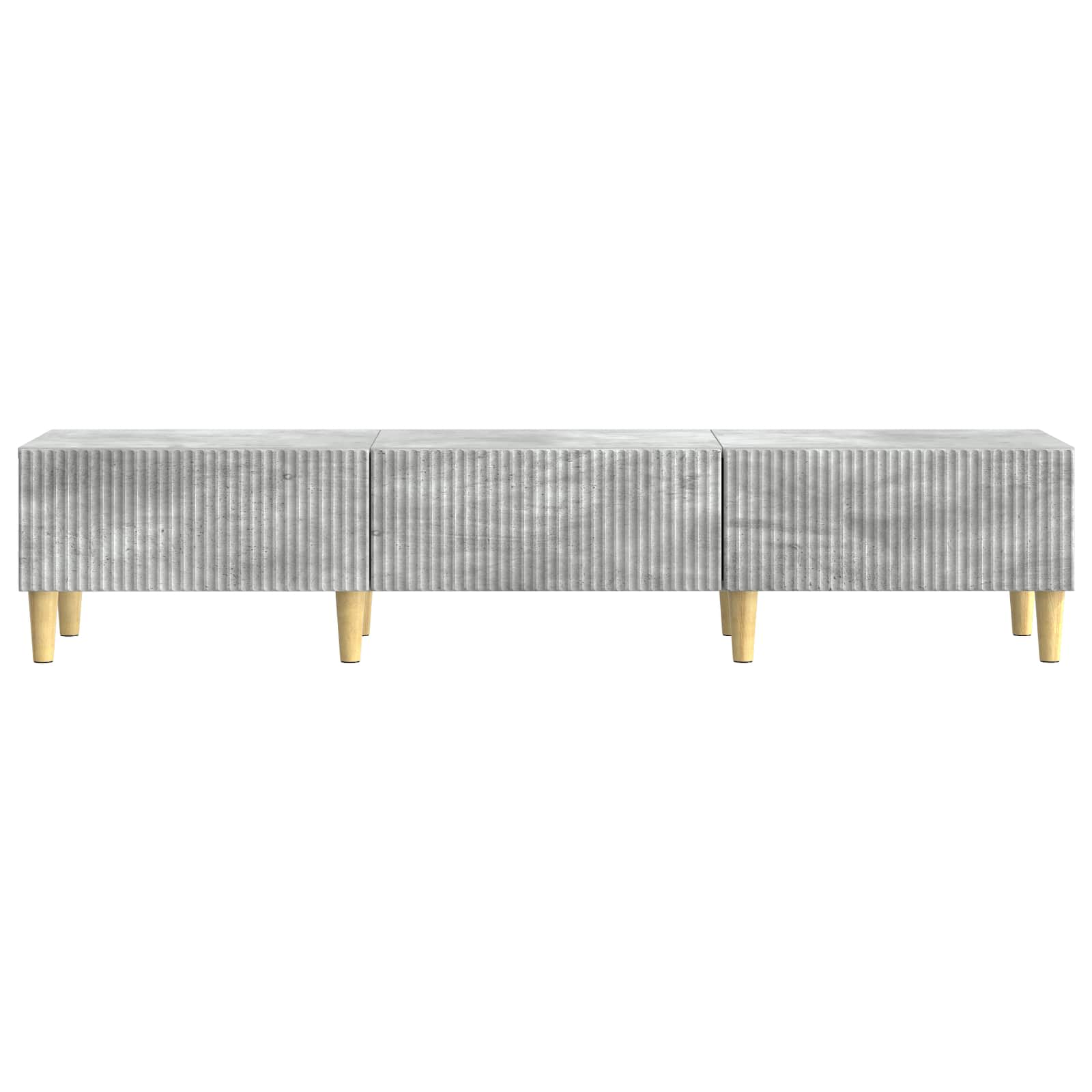 TV ormar Betonska siva 147 x 34,5 x 30 cm Konstruirano drvo