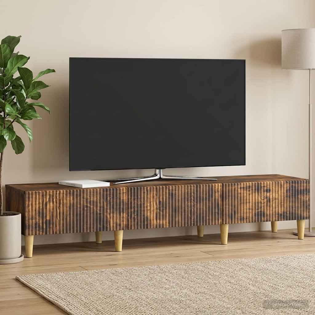 TV ormar Dimljeni hrast 147 x 34,5 x 30 cm Konstruirano drvo