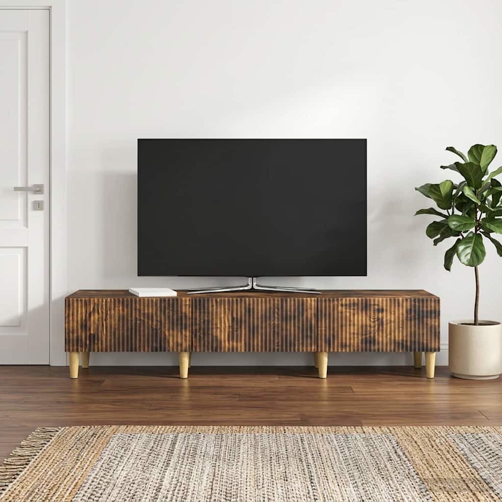 TV ormar Dimljeni hrast 147 x 34,5 x 30 cm Konstruirano drvo