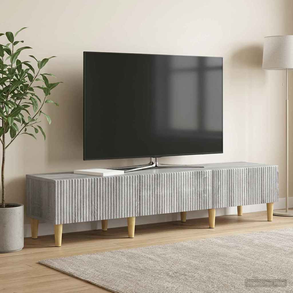 TV ormar Siva sonoma 147 x 34,5 x 30 cm Konstruirano drvo