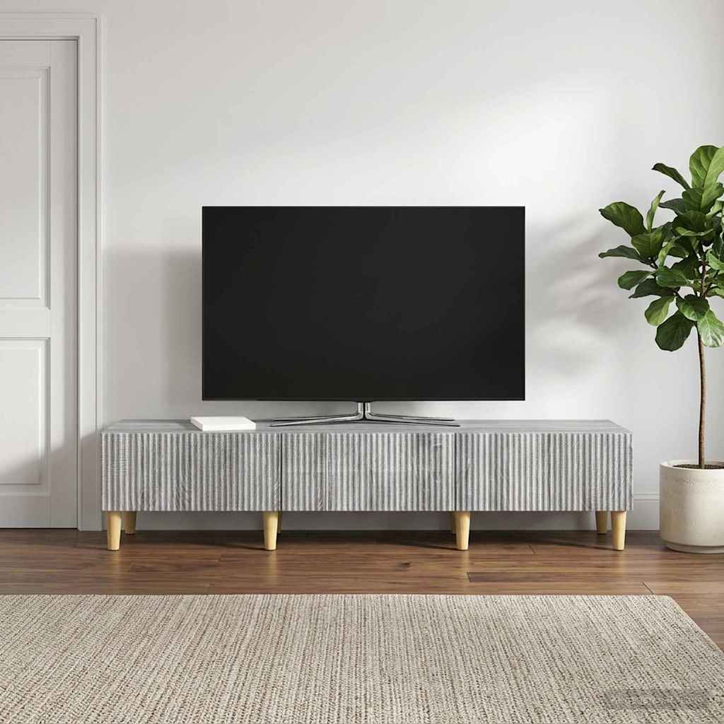 TV ormar Siva sonoma 147 x 34,5 x 30 cm Konstruirano drvo