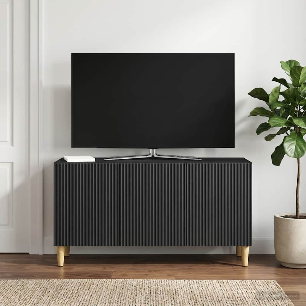 TV ormar Crna 99 x 34,5 x 50 cm Konstruirano drvo