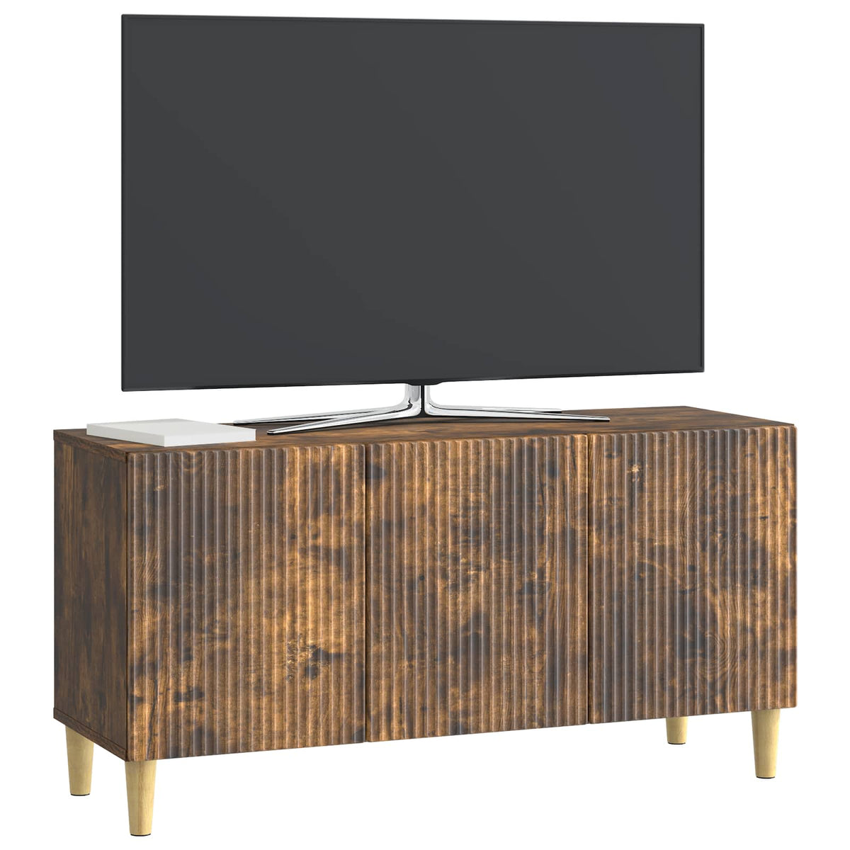 TV ormar 99 x 34,5 x 50 cm Dimljeni hrast Konstruirano drvo