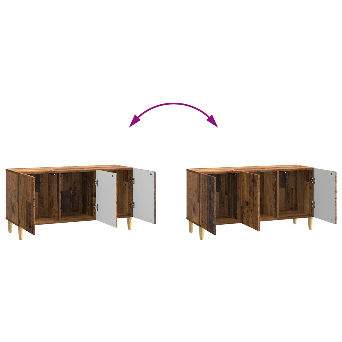 TV ormar 99 x 34,5 x 50 cm Staro drvo Konstruirano drvo