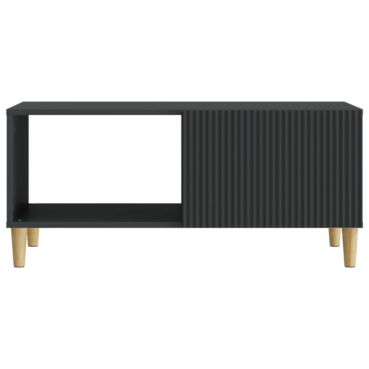 Kava Stol Crna 90 x 50 x 40 cm Konstruirano drvo