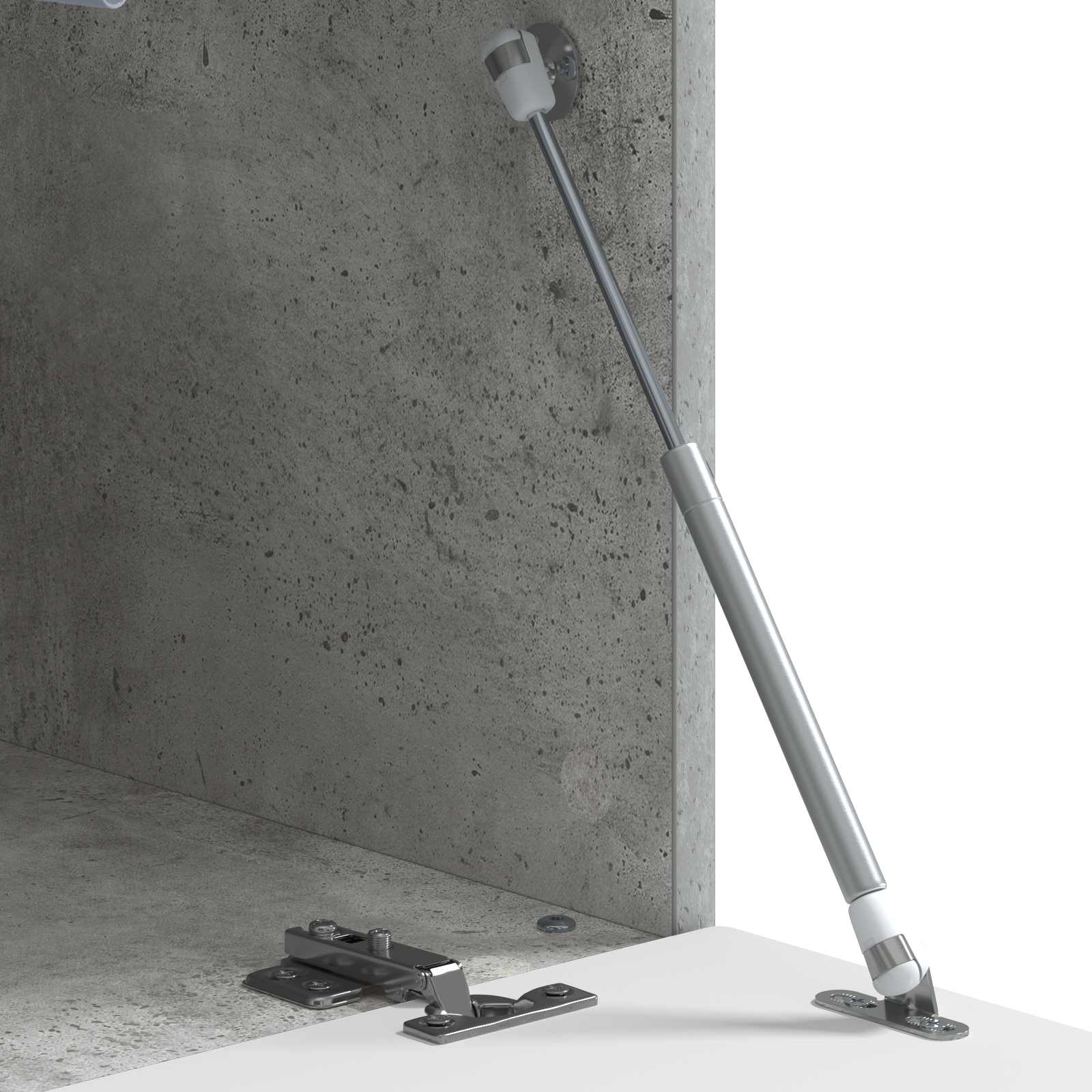 Kava Stol Betonska siva 90 x 50 x 40 cm Konstruirano drvo