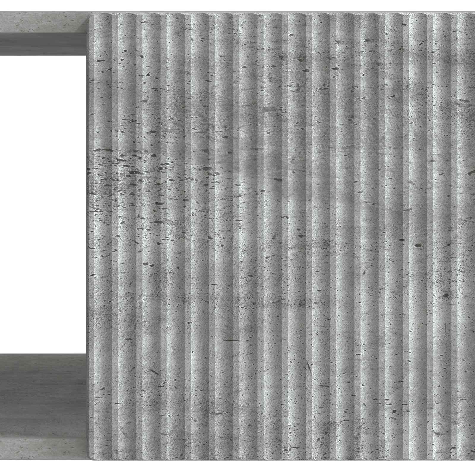 Kava Stol Betonska siva 90 x 50 x 40 cm Konstruirano drvo