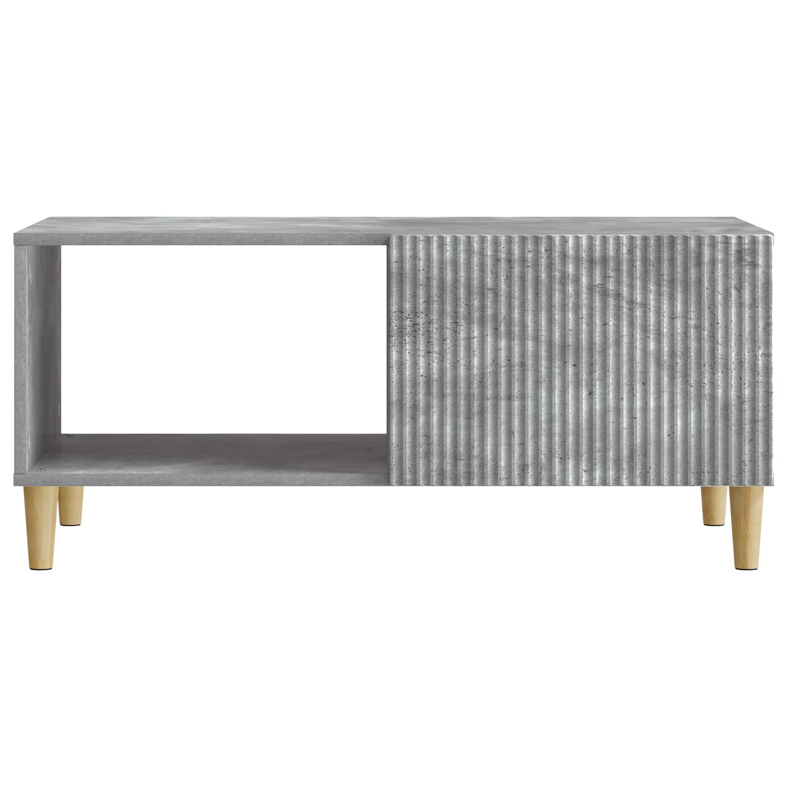 Kava Stol Betonska siva 90 x 50 x 40 cm Konstruirano drvo