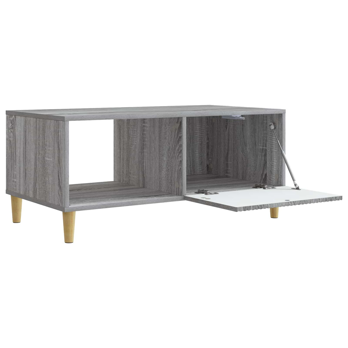 Kava Stol Siva sonoma 90 x 50 x 40 cm Konstruirano drvo