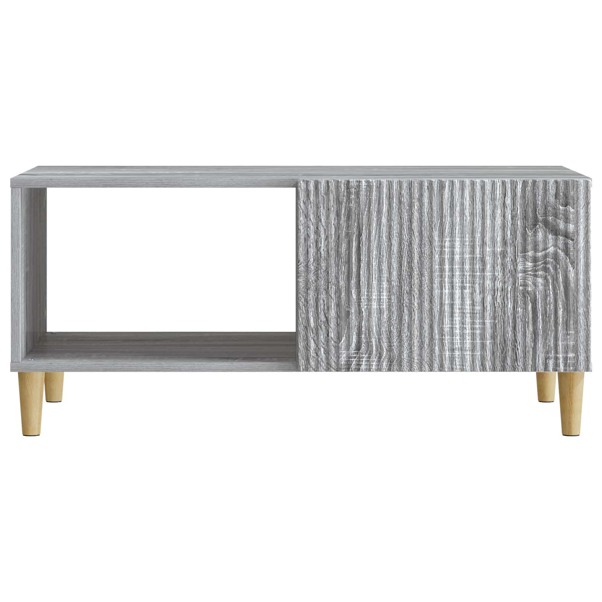 Kava Stol Siva sonoma 90 x 50 x 40 cm Konstruirano drvo