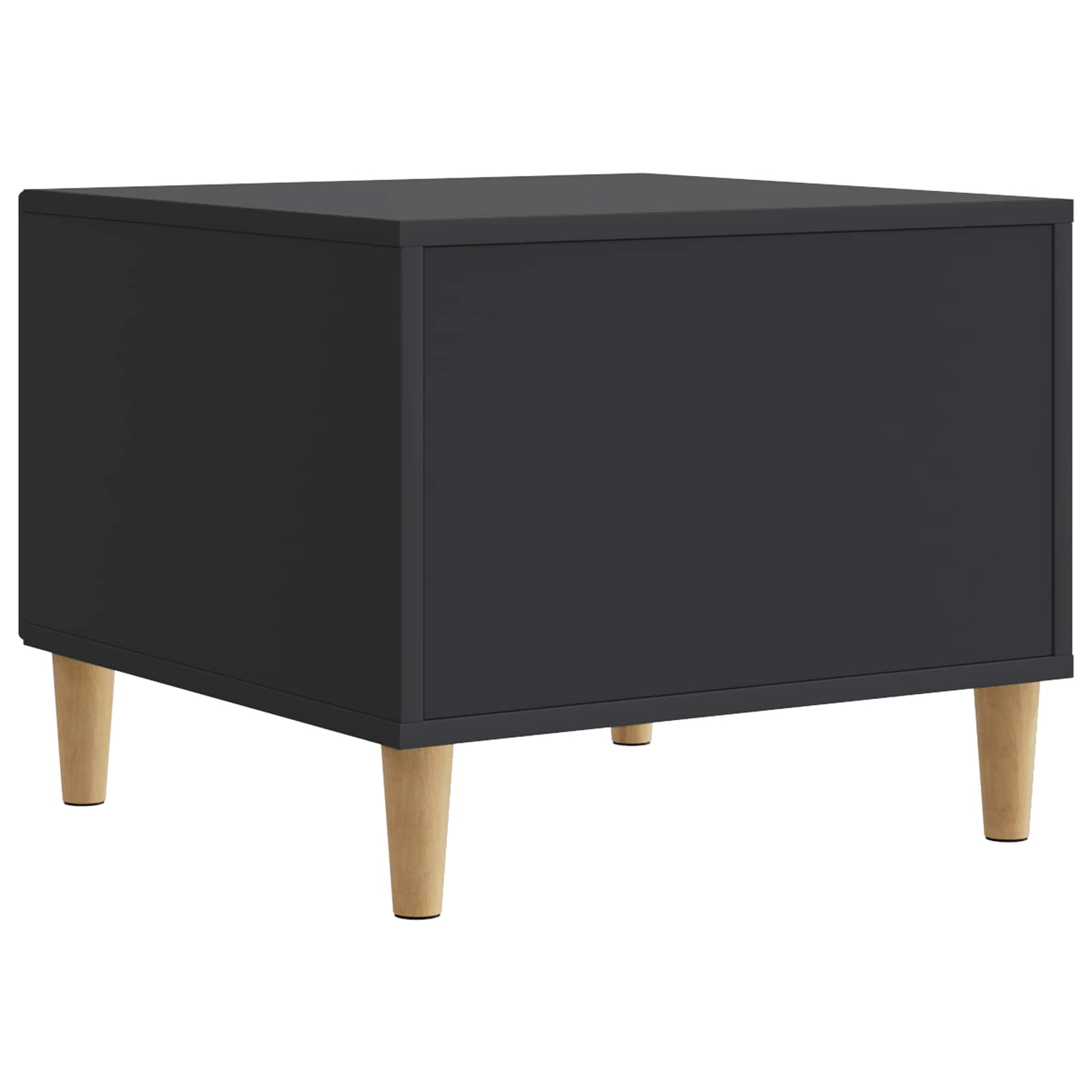 Kava Stol s ladicama Crna 49 x 50 x 40 cm Konstruirano drvo