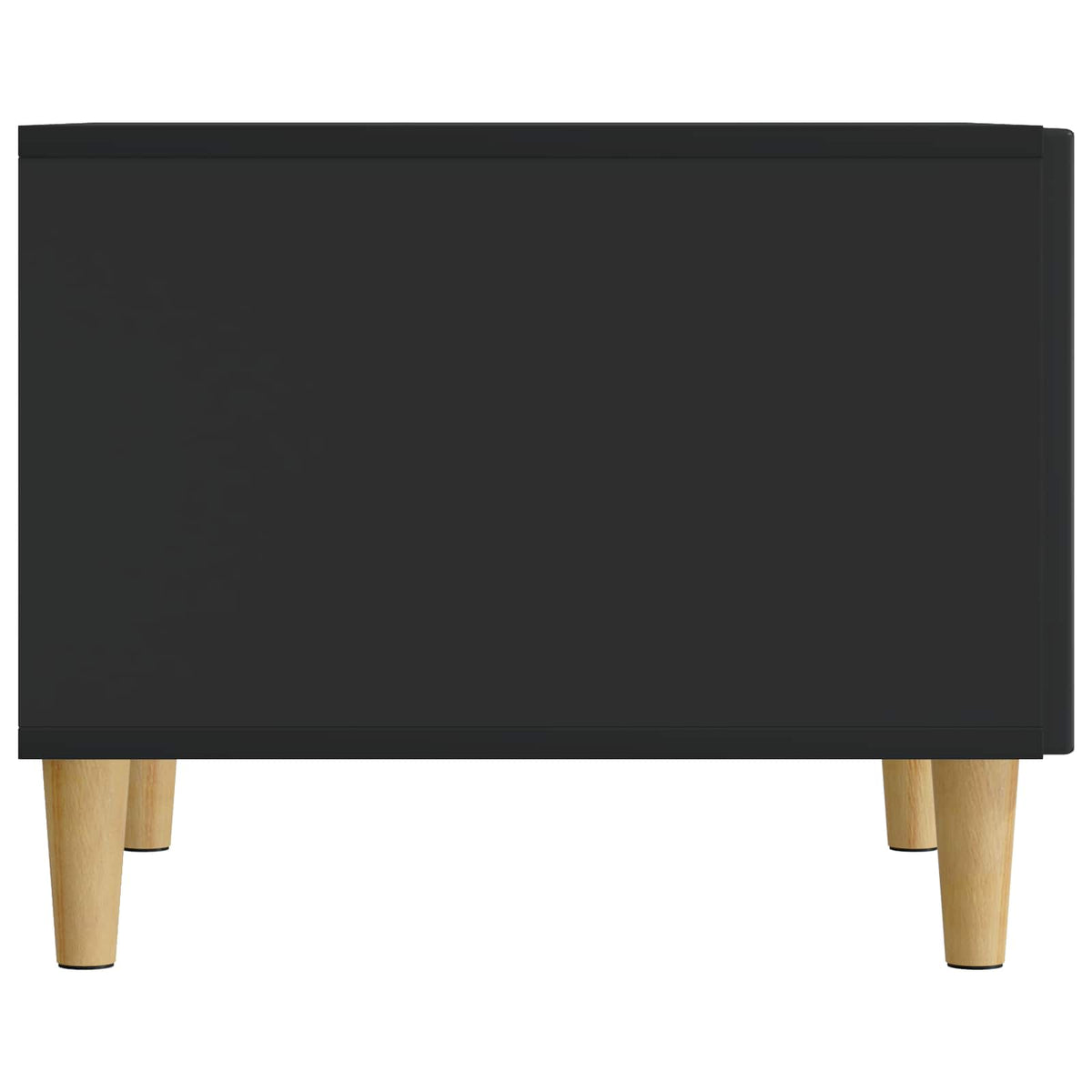 Kava Stol s ladicama Crna 49 x 50 x 40 cm Konstruirano drvo
