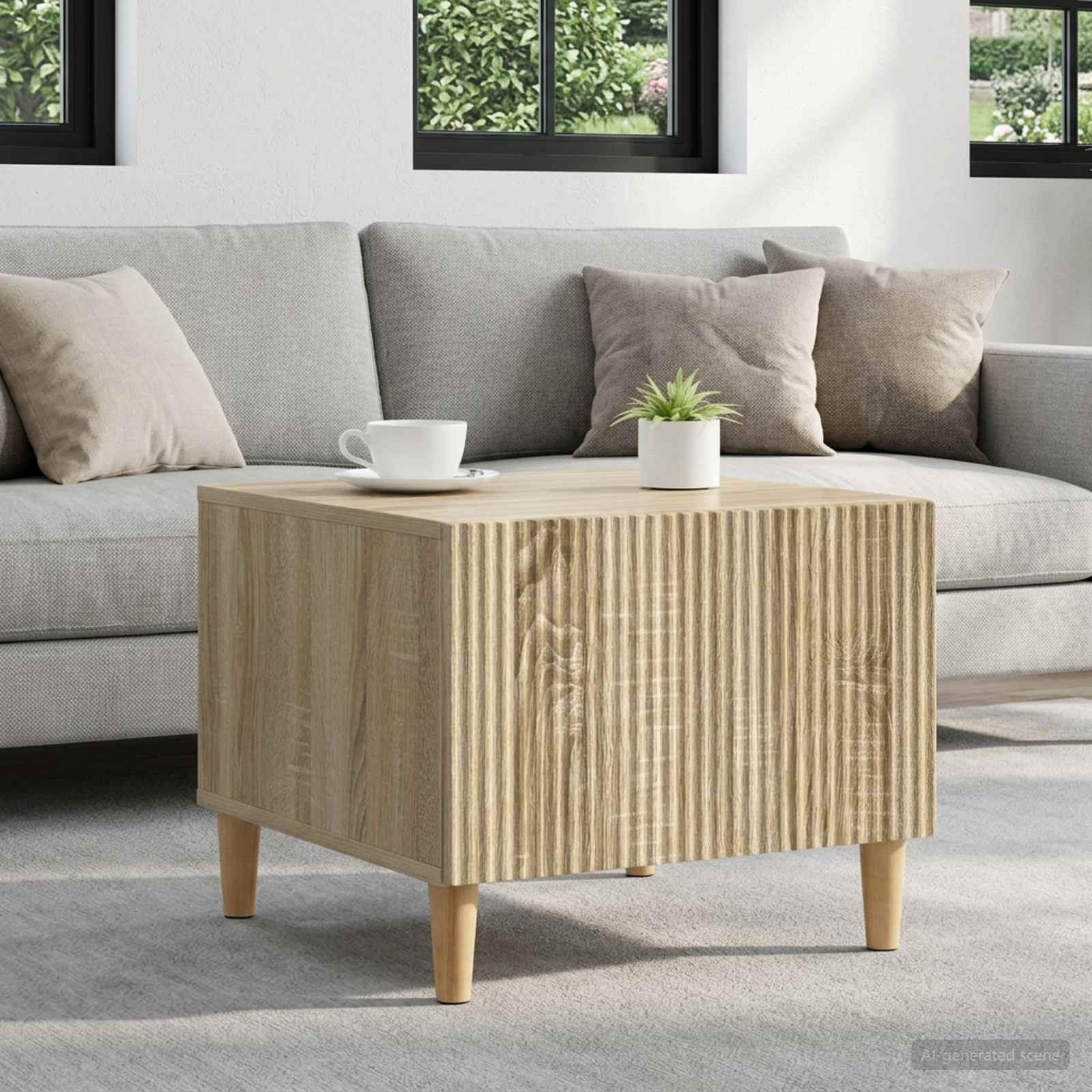 Kava Stol Hrast sonoma 49 x 50 x 40 cm Konstruirano drvo