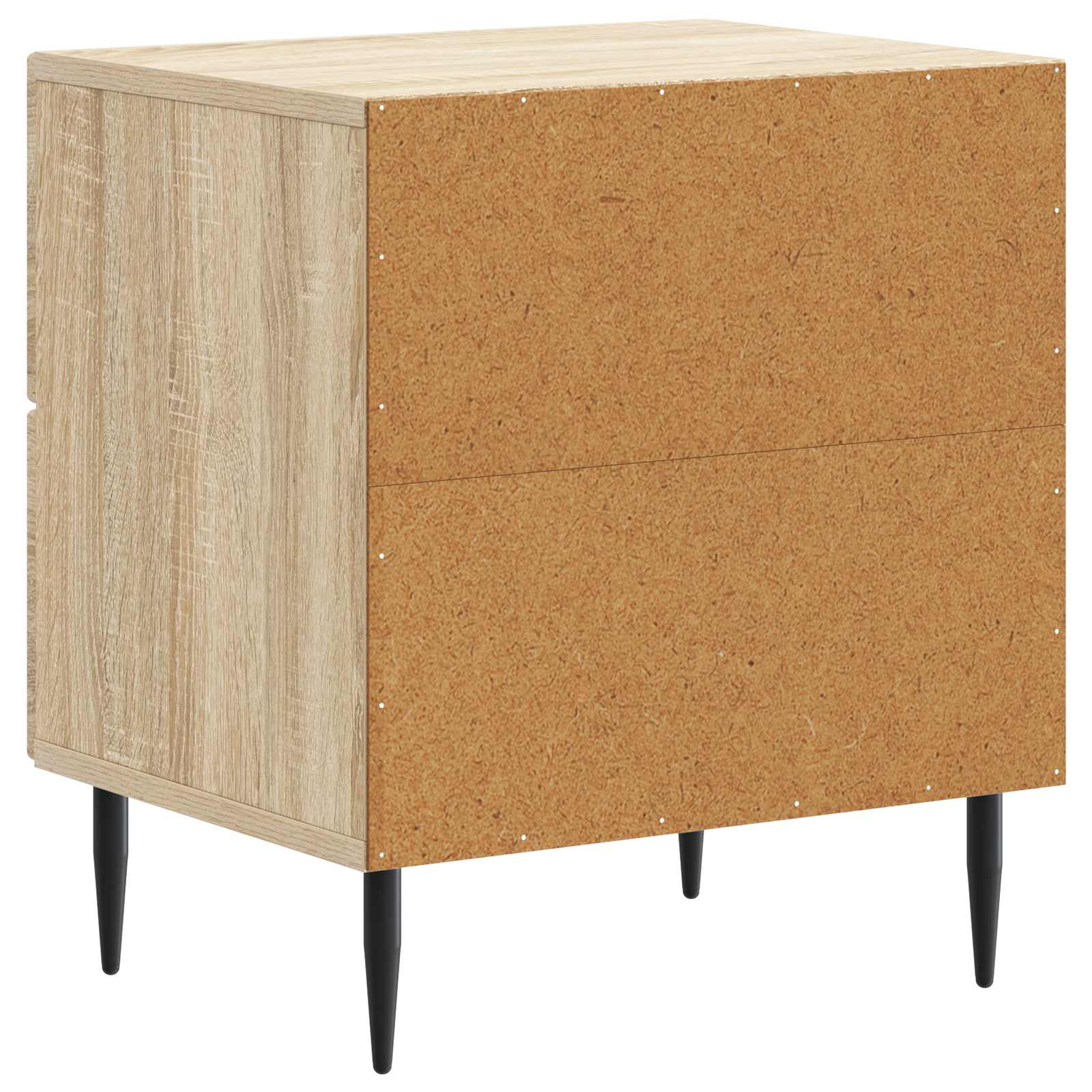 Noćni ormar s ladicama 2 pcs Hrast sonoma 43 x 34,5 x 47,5 cm