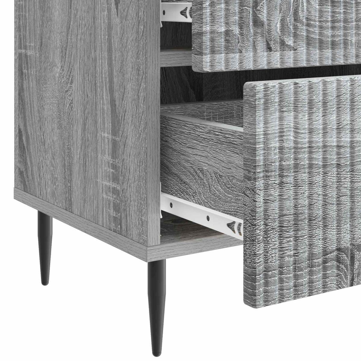 Noćni ormar Siva sonoma 43 x 34,5 x 47,5 cm Konstruirano drvo