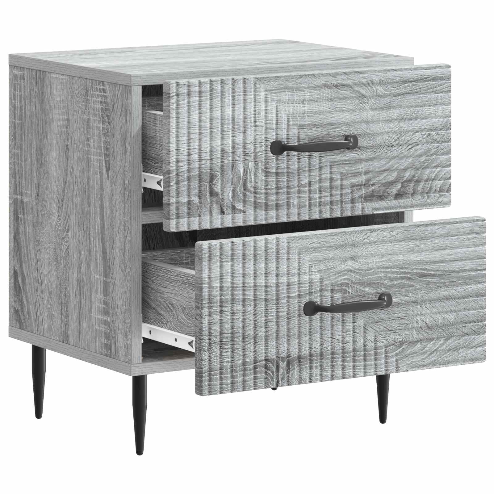 Noćni ormar Siva sonoma 43 x 34,5 x 47,5 cm Konstruirano drvo