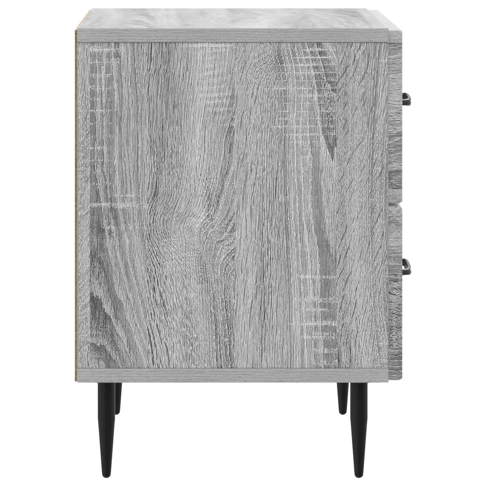 Noćni ormar Siva sonoma 43 x 34,5 x 47,5 cm Konstruirano drvo