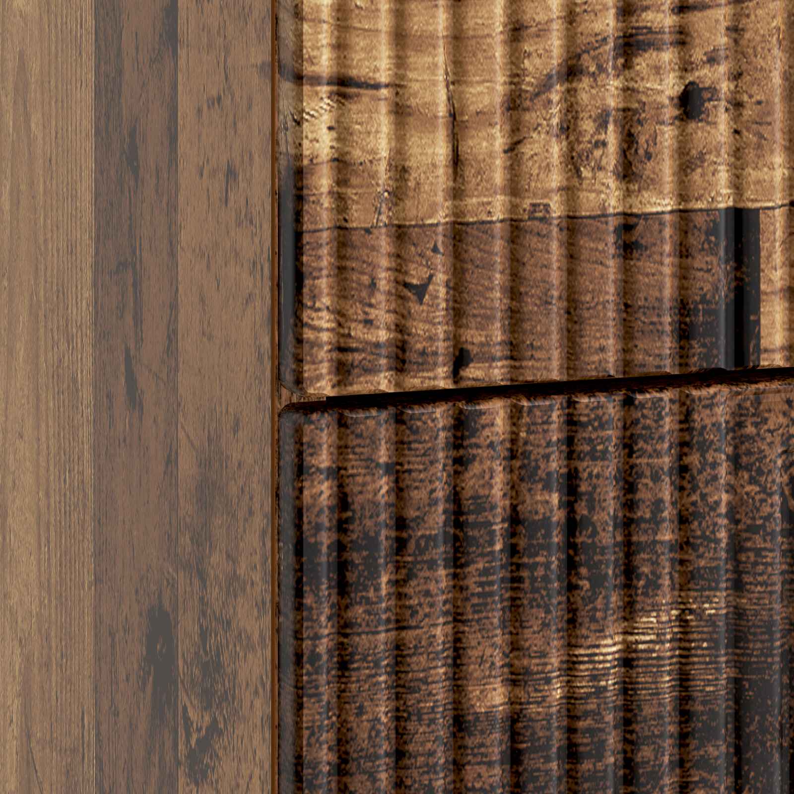Noćni ormar Staro drvo 43 x 34,5 x 47,5 cm Konstruirano drvo
