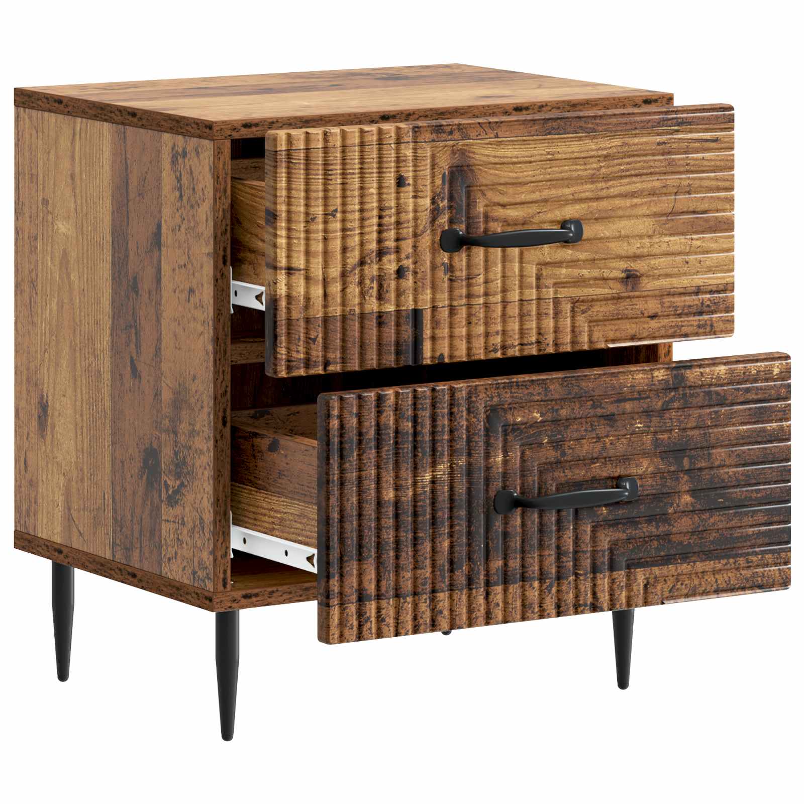 Noćni ormar Staro drvo 43 x 34,5 x 47,5 cm Konstruirano drvo