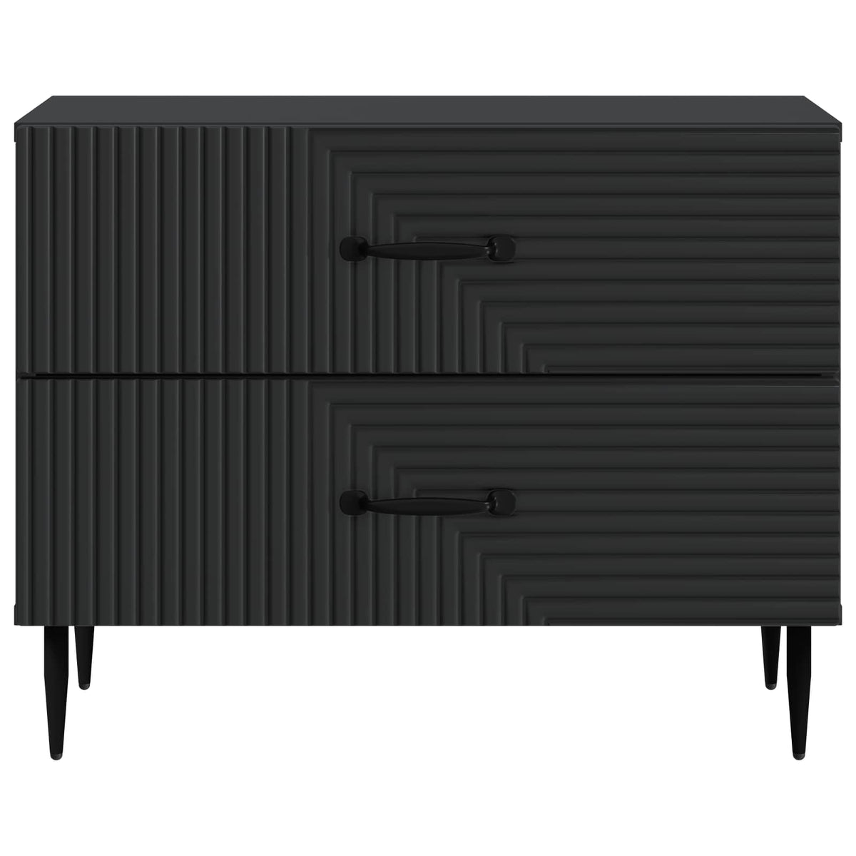 Noćni ormar Crna 62 x 34,5 x 47,5 cm Konstruirano drvo