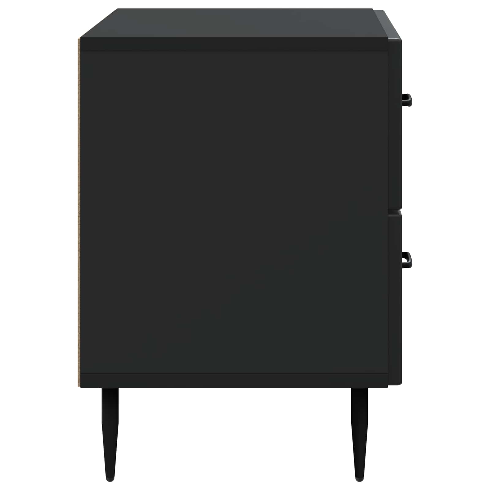 Noćni ormar Crna 62 x 34,5 x 47,5 cm Konstruirano drvo