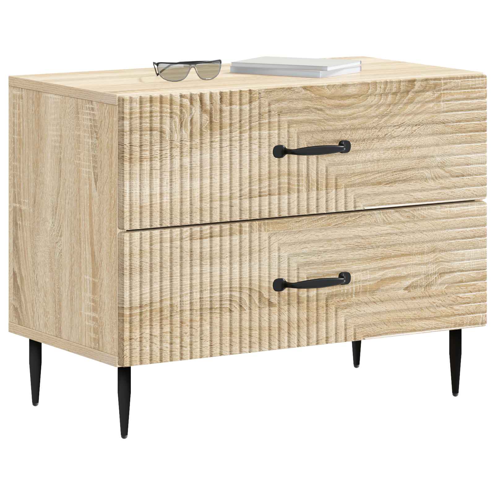 Noćni ormar Hrast sonoma 62 x 34,5 x 47,5 cm Konstruirano drvo