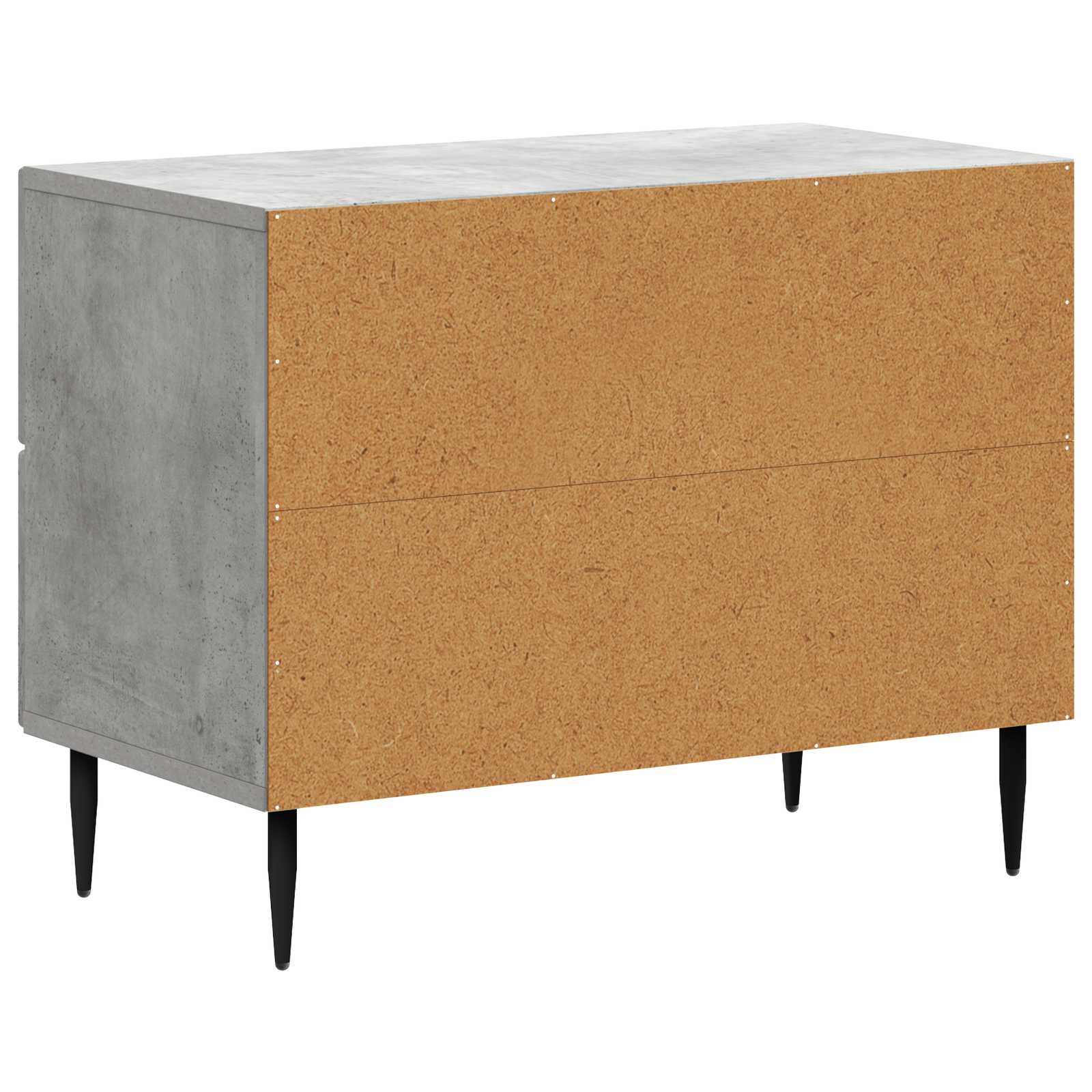 Noćni ormar Betonska siva 62 x 34,5 x 47,5 cm Konstruirano drvo