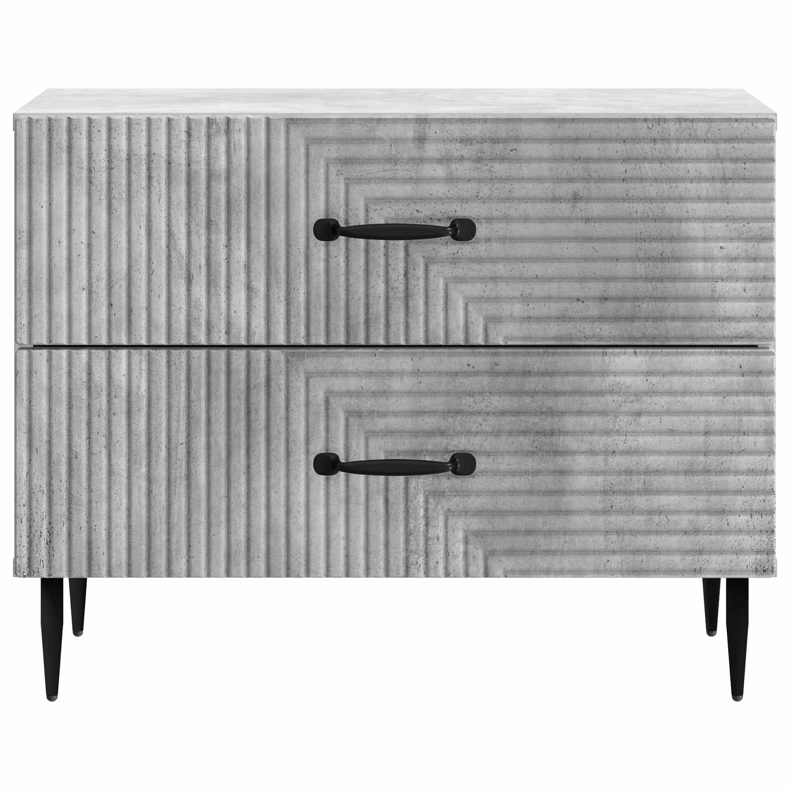 Noćni ormar Betonska siva 62 x 34,5 x 47,5 cm Konstruirano drvo