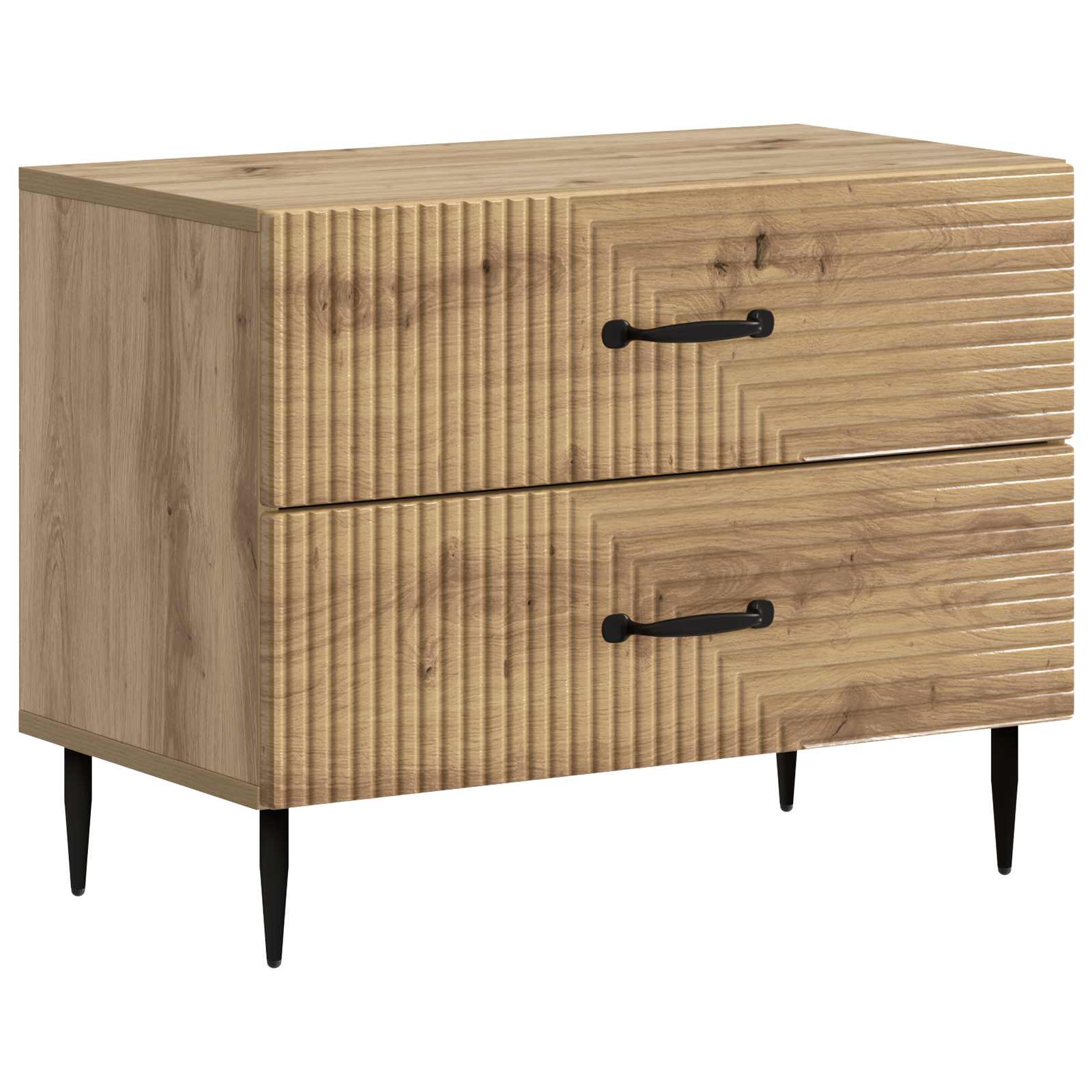 Noćni ormar Hrast artisan 62 x 34,5 x 47,5 cm Konstruirano drvo